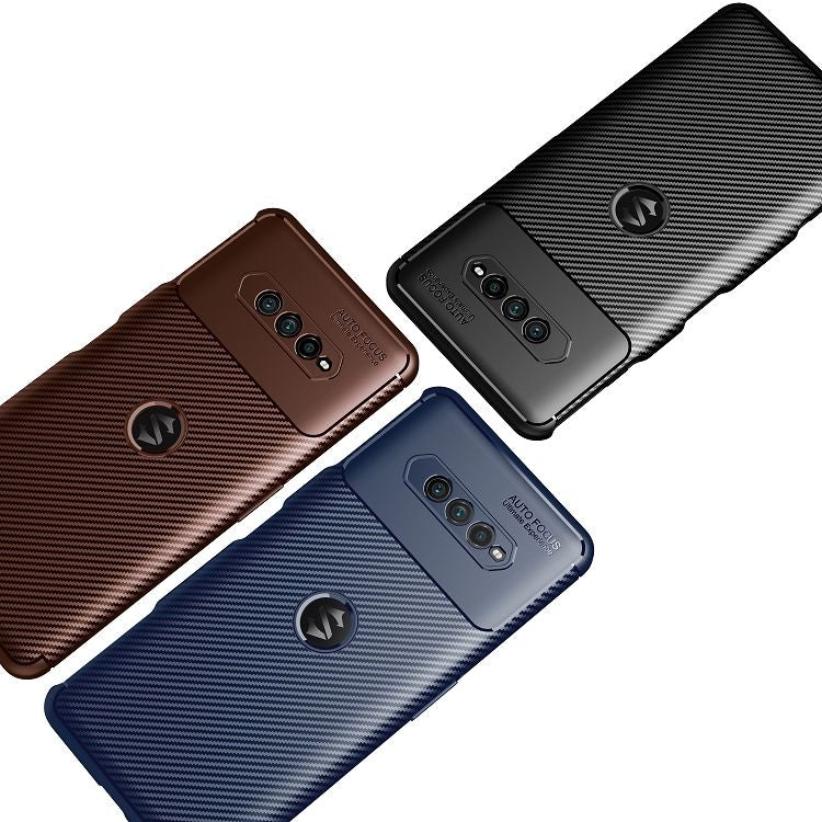 For Xiaomi Black Shark 4 Carbon Fiber Texture Shockproof TPU Case