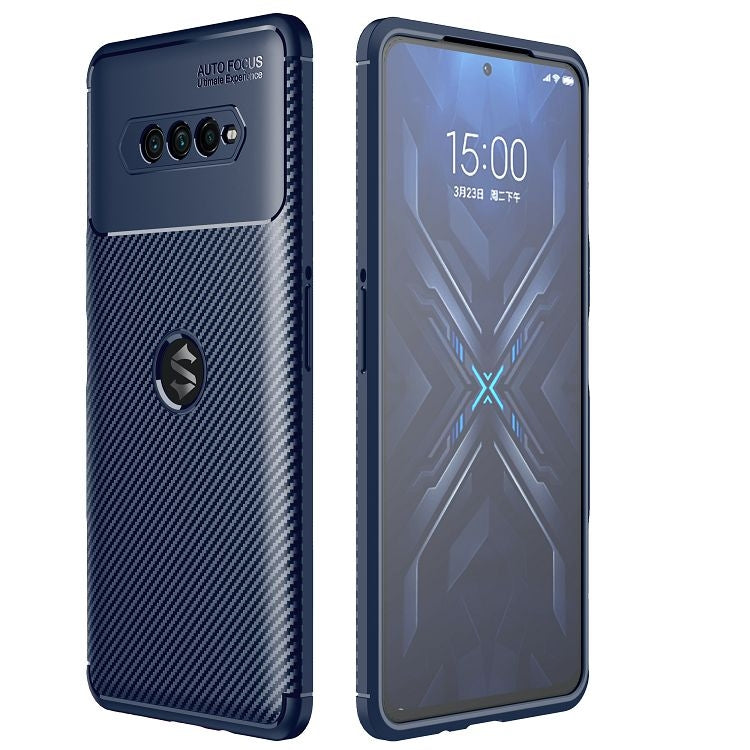 For Xiaomi Black Shark 4 Carbon Fiber Texture Shockproof TPU Case