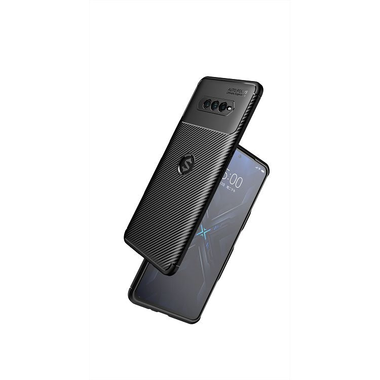 For Xiaomi Black Shark 4 Carbon Fiber Texture Shockproof TPU Case