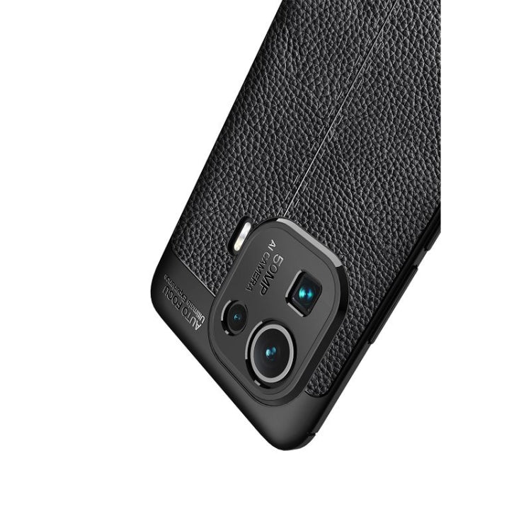 For Xiaomi Mi 11 Pro Litchi Texture TPU Shockproof Case