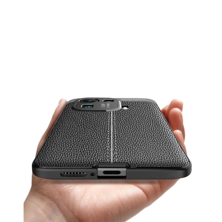 For Xiaomi Mi 11 Pro Litchi Texture TPU Shockproof Case