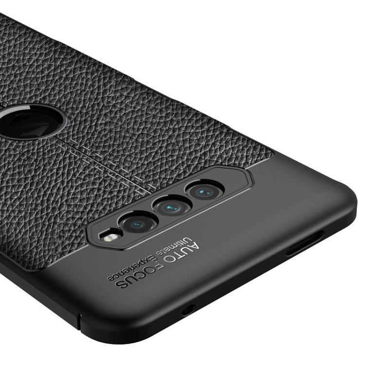 For Xiaomi Black Shark 4 Litchi Texture TPU Shockproof Case