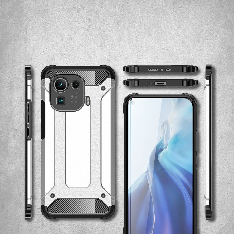 For Xiaomi Mi 11 Pro Magic Armor TPU + PC Combination Case