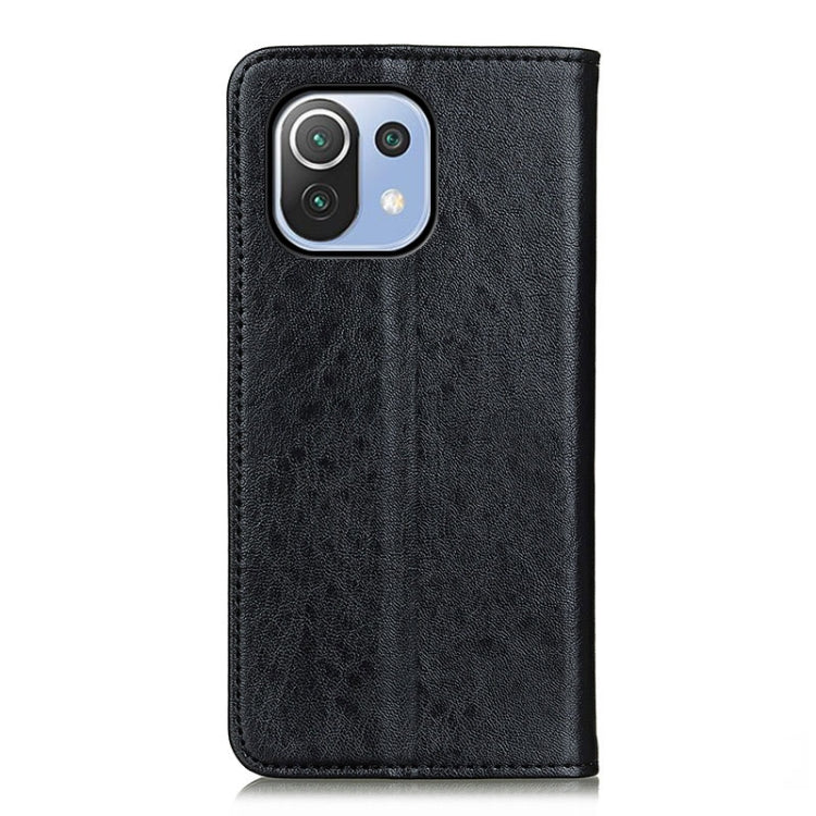For Xiaomi Mi 11 Lite 5G / 4G Magnetic Crazy Horse Texture Horizontal Flip Leather Case with Holder & Card Slots & Wallet