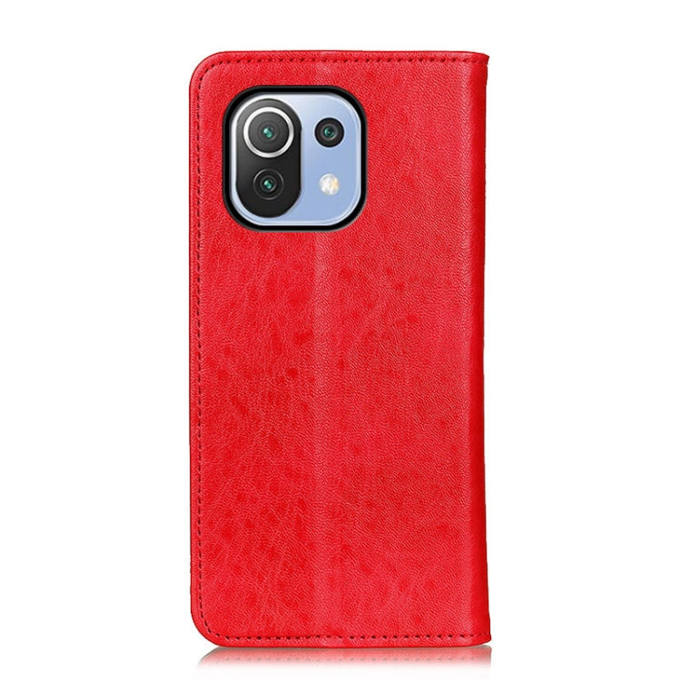 For Xiaomi Mi 11 Lite 5G / 4G Magnetic Crazy Horse Texture Horizontal Flip Leather Case with Holder & Card Slots & Wallet