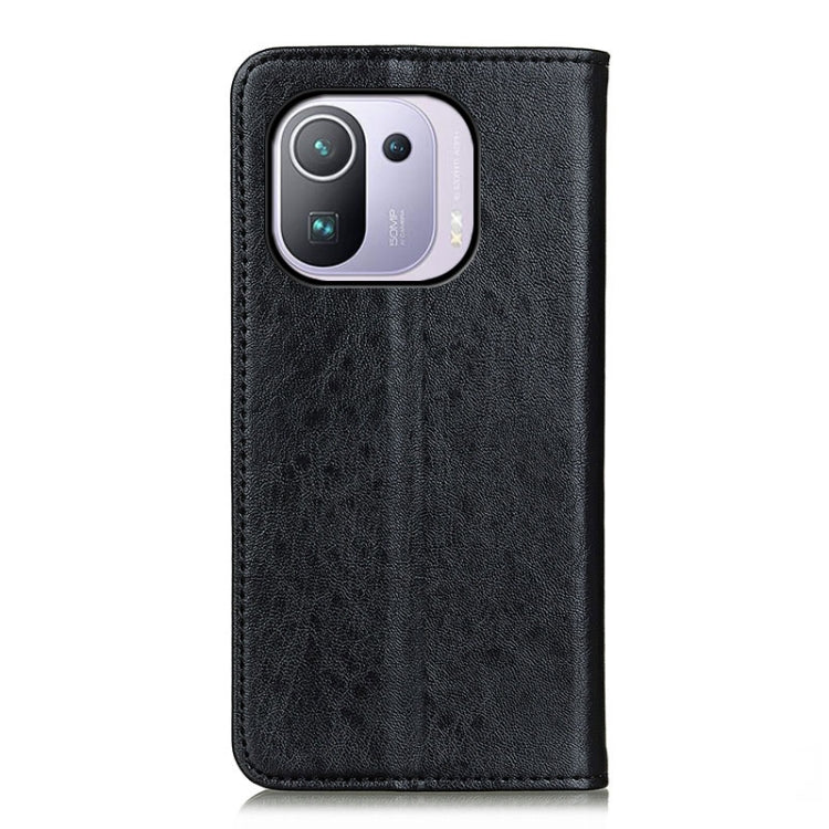 For Xiaomi Mi 11 Pro 5G / 4G Magnetic Crazy Horse Texture Horizontal Flip Leather Case with Holder & Card Slots & Wallet