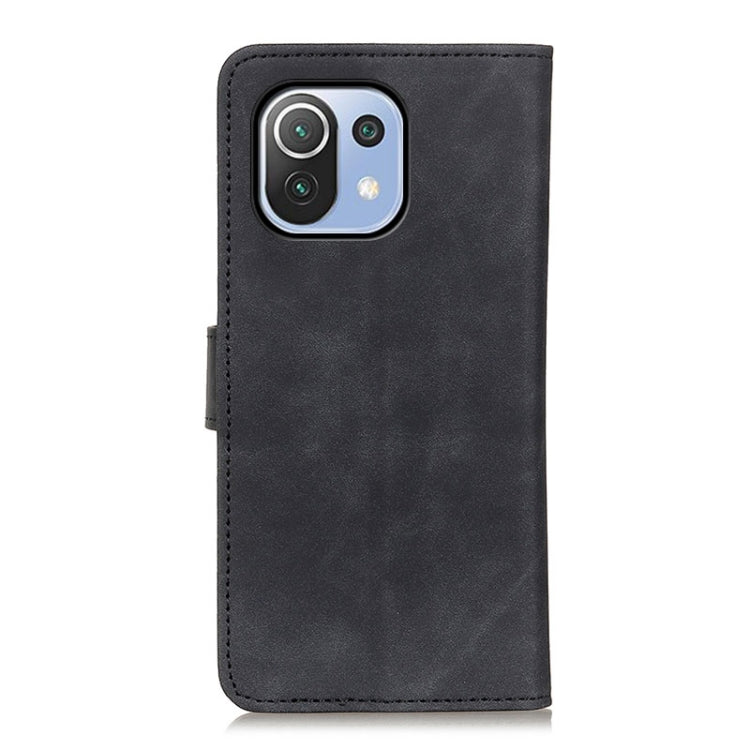 For Xiaomi Mi 11 Lite 5G / 4G KHAZNEH Retro Texture Horizontal Flip Leather Case with Holder & Card Slots & Wallet