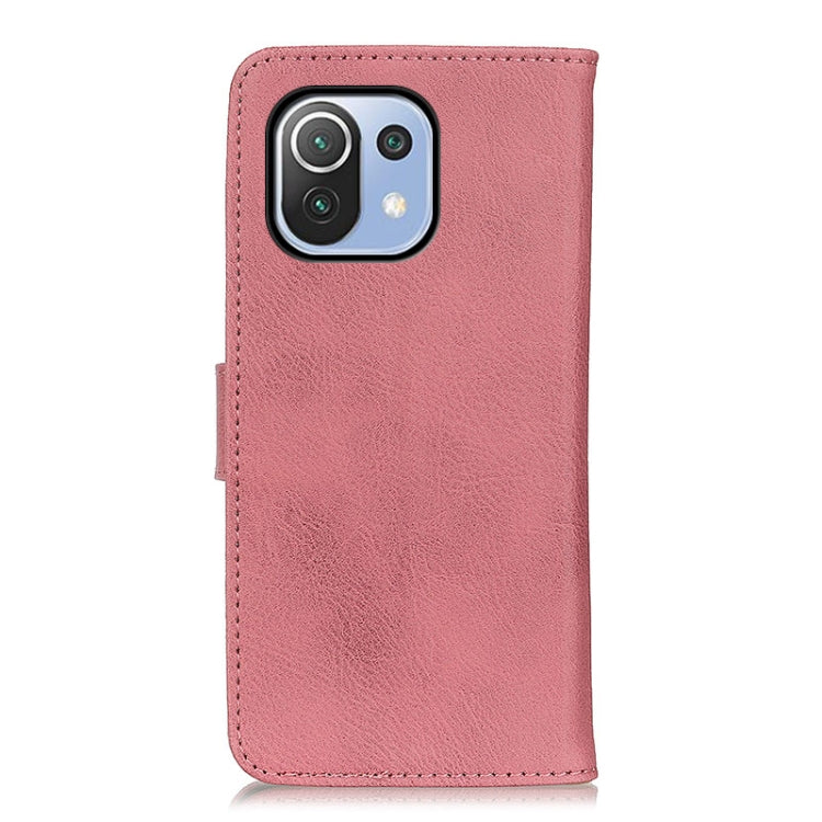 For Xiaomi Mi 11 Lite 5G / 4G KHAZNEH Cowhide Texture Horizontal Flip Leather Case with Holder & Card Slots & Wallet