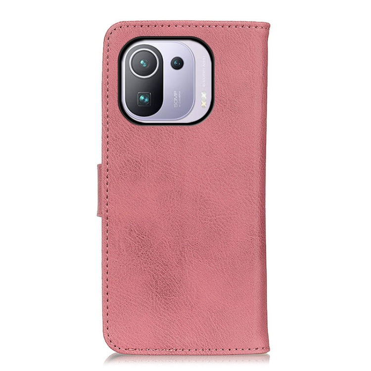 For Xiaomi Mi 11 Pro 5G / 4G KHAZNEH Cowhide Texture Horizontal Flip Leather Case with Holder & Card Slots & Wallet