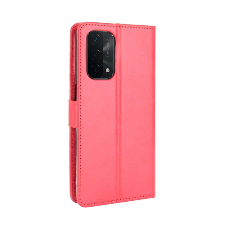 For OPPO A93 5G Retro Crazy Horse Texture Horizontal Flip Leather Case with Holder & Card Slots & Lanyard