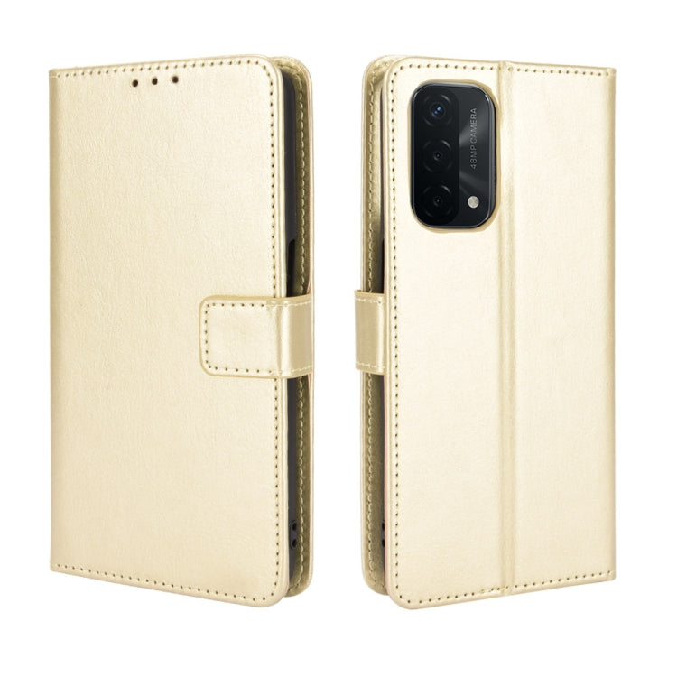 For OPPO A93 5G Retro Crazy Horse Texture Horizontal Flip Leather Case with Holder & Card Slots & Lanyard