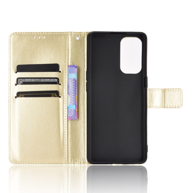 For OPPO Find X3 Lite / Reno5 5G Retro Crazy Horse Texture Horizontal Flip Leather Case with Holder & Card Slots & Lanyard