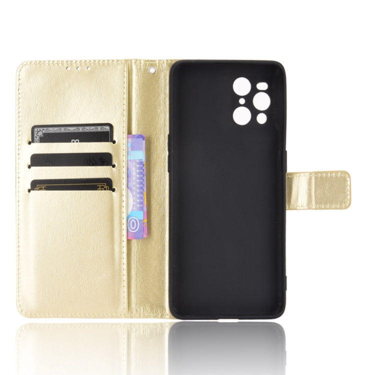 For OPPO Find X3 / Find X3 Pro Retro Crazy Horse Texture Horizontal Flip Leather Case with Holder & Card Slots & Lanyard