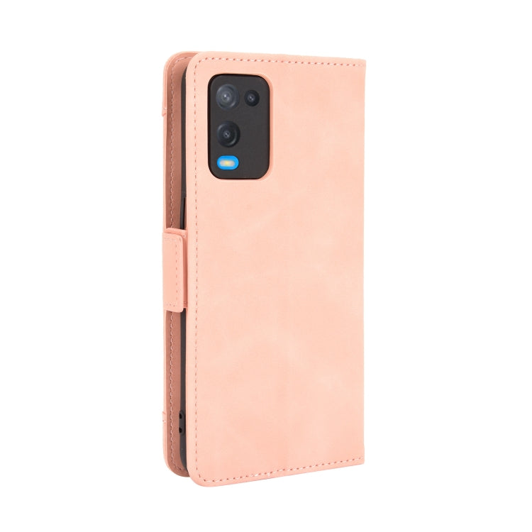 For OPPO A54 Skin Feel Calf Pattern Horizontal Flip Leather Case with Holder & Card Slots & Photo Frame