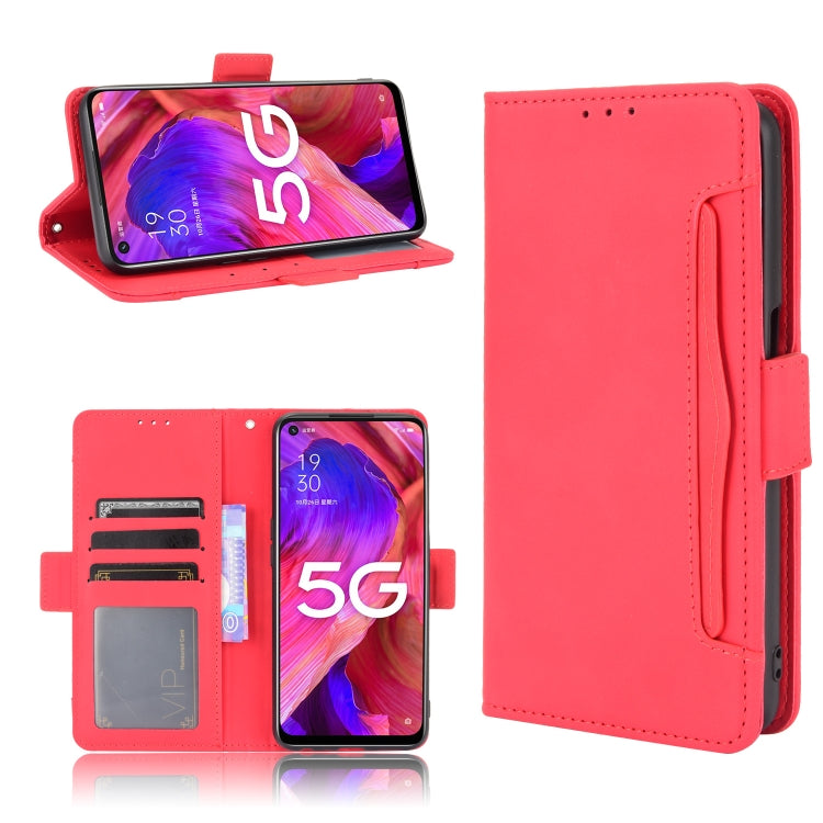 For OPPO A93 5G Skin Feel Calf Pattern Horizontal Flip Leather Case with Holder & Card Slots & Photo Frame