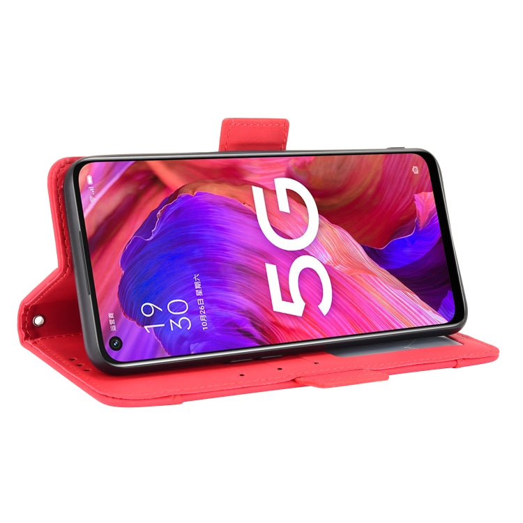 For OPPO A93 5G Skin Feel Calf Pattern Horizontal Flip Leather Case with Holder & Card Slots & Photo Frame