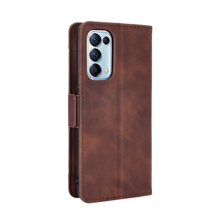 For OPPO Find X3 Lite / Reno5 5G Skin Feel Calf Pattern Horizontal Flip Leather Case with Holder & Card Slots & Photo Frame