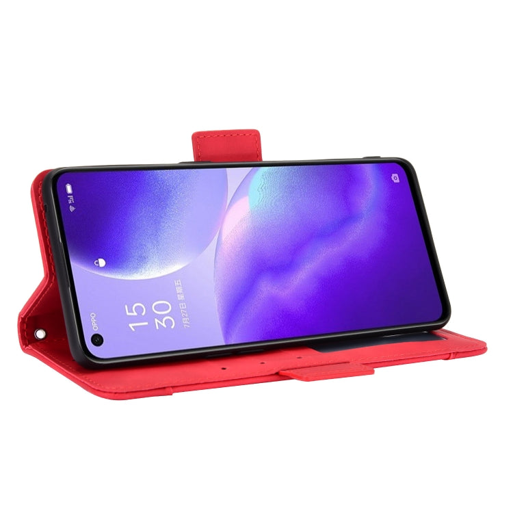 For OPPO Find X3 Lite / Reno5 5G Skin Feel Calf Pattern Horizontal Flip Leather Case with Holder & Card Slots & Photo Frame