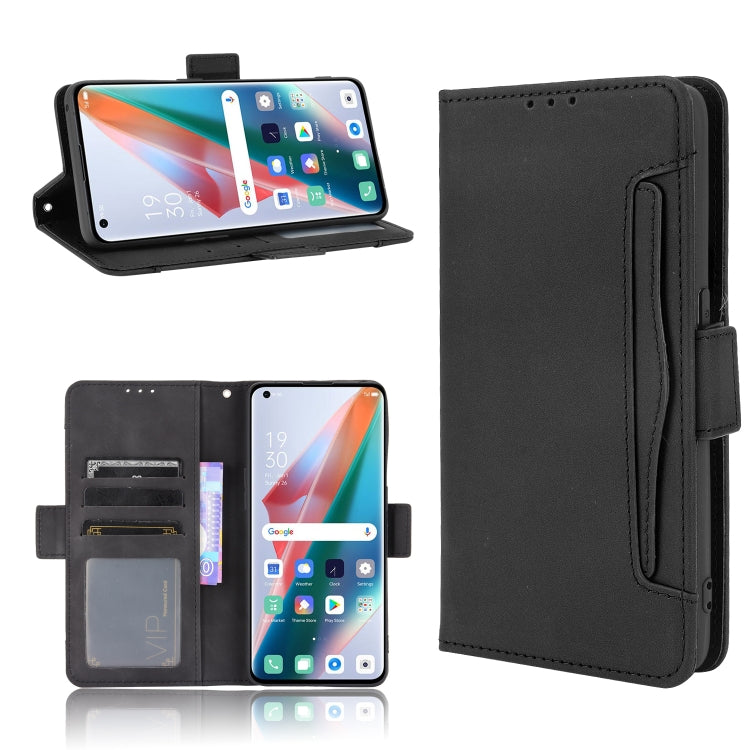 For OPPO Find X3 / Find X3 Pro Skin Feel Calf Pattern Horizontal Flip Leather Case with Holder & Card Slots & Photo Frame