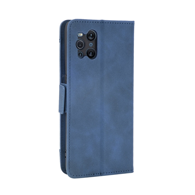 For OPPO Find X3 / Find X3 Pro Skin Feel Calf Pattern Horizontal Flip Leather Case with Holder & Card Slots & Photo Frame