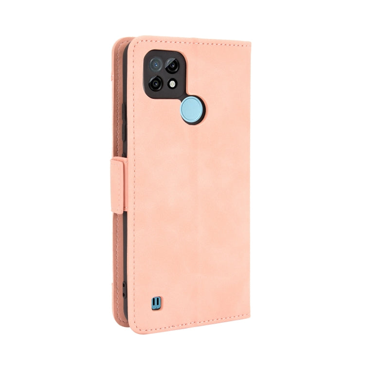 For OPPO Realme C21 Skin Feel Calf Pattern Horizontal Flip Leather Case with Holder & Card Slots & Photo Frame