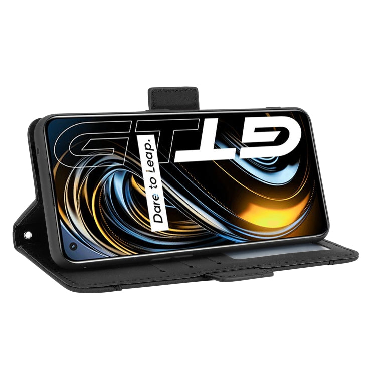 For OPPO Realme GT 5G Skin Feel Calf Pattern Horizontal Flip Leather Case with Holder & Card Slots & Photo Frame