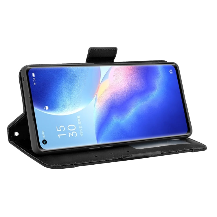 For OPPO Reno5 Pro+ 5G / Find X3 Neo Skin Feel Calf Pattern Horizontal Flip Leather Case with Holder & Card Slots & Photo Frame