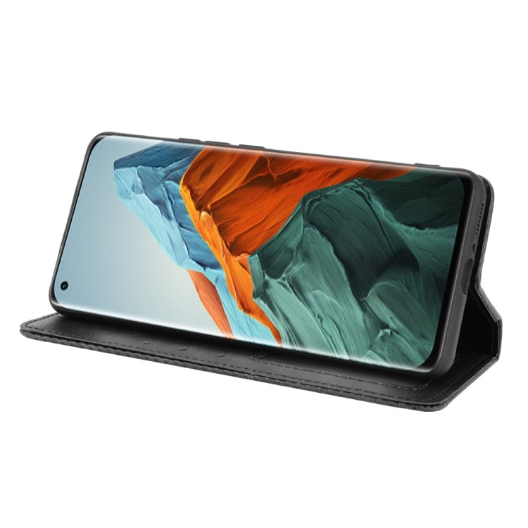 For Xiaomi Mi 11 Pro Magnetic Buckle Retro Crazy Horse Texture Horizontal Flip Leather Case with Holder & Card Slots & Photo Frame