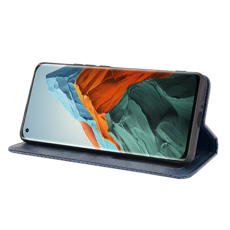 For Xiaomi Mi 11 Pro Magnetic Buckle Retro Crazy Horse Texture Horizontal Flip Leather Case with Holder & Card Slots & Photo Frame