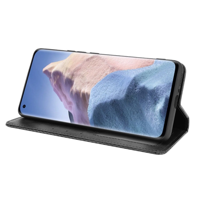 For Xiaomi Mi 11 Ultra Magnetic Buckle Retro Crazy Horse Texture Horizontal Flip Leather Case with Holder & Card Slots & Photo Frame