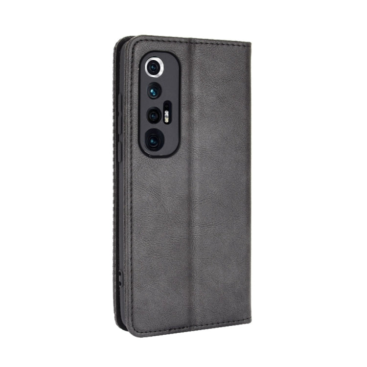 For Xiaomi Mi 10S Magnetic Buckle Retro Crazy Horse Texture Horizontal Flip Leather Case with Holder & Card Slots & Photo Frame