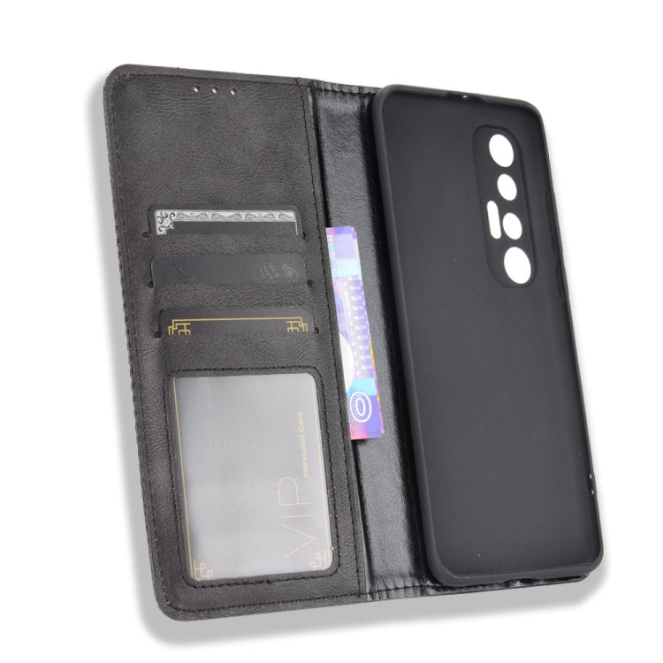 For Xiaomi Mi 10S Magnetic Buckle Retro Crazy Horse Texture Horizontal Flip Leather Case with Holder & Card Slots & Photo Frame
