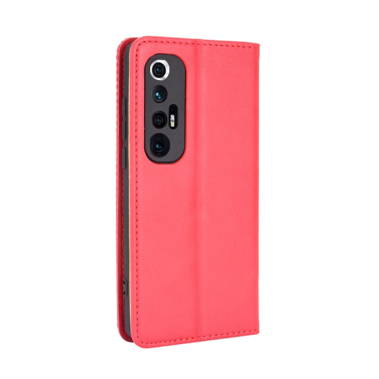 For Xiaomi Mi 10S Magnetic Buckle Retro Crazy Horse Texture Horizontal Flip Leather Case with Holder & Card Slots & Photo Frame