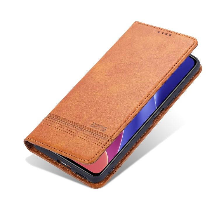 For Xiaomi Redmi K40 AZNS Magnetic Calf Texture Horizontal Flip Leather Case with Card Slots & Holder & Wallet