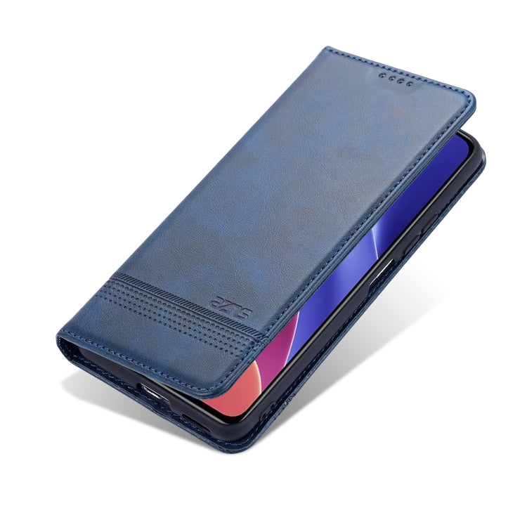 For Xiaomi Redmi K40 AZNS Magnetic Calf Texture Horizontal Flip Leather Case with Card Slots & Holder & Wallet