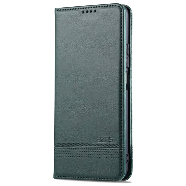 For Xiaomi Redmi K40 AZNS Magnetic Calf Texture Horizontal Flip Leather Case with Card Slots & Holder & Wallet