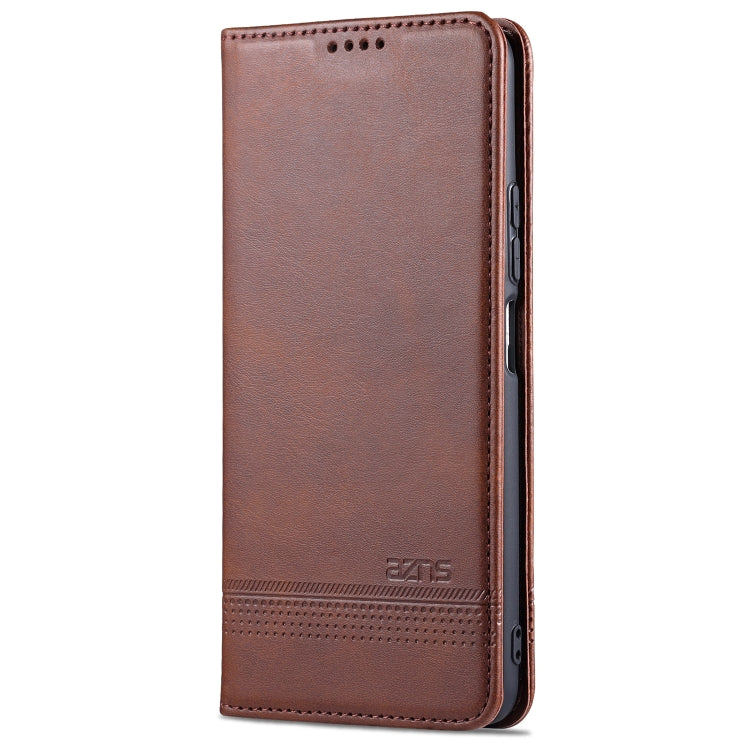 For Xiaomi Redmi K40 Pro AZNS Magnetic Calf Texture Horizontal Flip Leather Case with Card Slots & Holder & Wallet