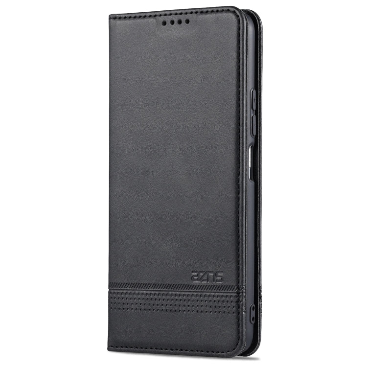 For Xiaomi Poco F3 AZNS Magnetic Calf Texture Horizontal Flip Leather Case with Card Slots & Holder & Wallet