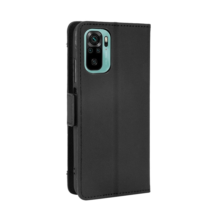 For Xiaomi Redmi Note 10 4G / Note 10S Skin Feel Calf Pattern Horizontal Flip Leather Case with Holder & Card Slots & Photo Frame