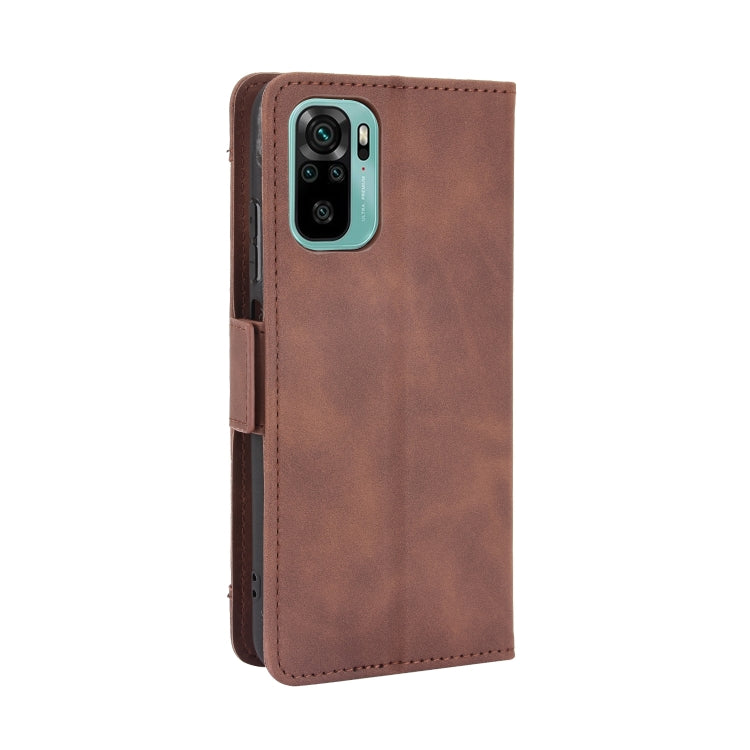 For Xiaomi Redmi Note 10 4G / Note 10S Skin Feel Calf Pattern Horizontal Flip Leather Case with Holder & Card Slots & Photo Frame
