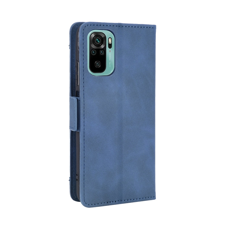 For Xiaomi Redmi Note 10 4G / Note 10S Skin Feel Calf Pattern Horizontal Flip Leather Case with Holder & Card Slots & Photo Frame