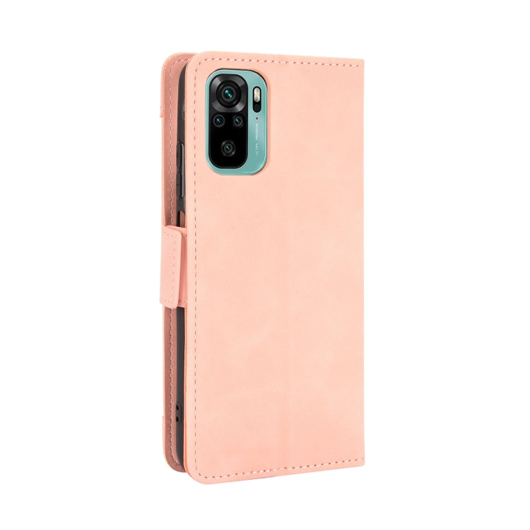 For Xiaomi Redmi Note 10 4G / Note 10S Skin Feel Calf Pattern Horizontal Flip Leather Case with Holder & Card Slots & Photo Frame