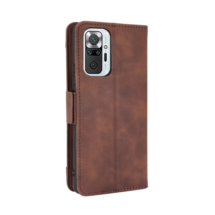 For Xiaomi Redmi Note 10 Pro / Note 10 Pro Max Skin Feel Calf Pattern Horizontal Flip Leather Case with Holder & Card Slots & Photo Frame