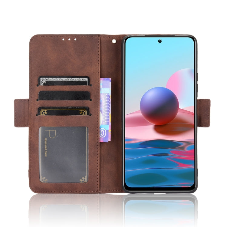 For Xiaomi Redmi Note 10 Pro / Note 10 Pro Max Skin Feel Calf Pattern Horizontal Flip Leather Case with Holder & Card Slots & Photo Frame