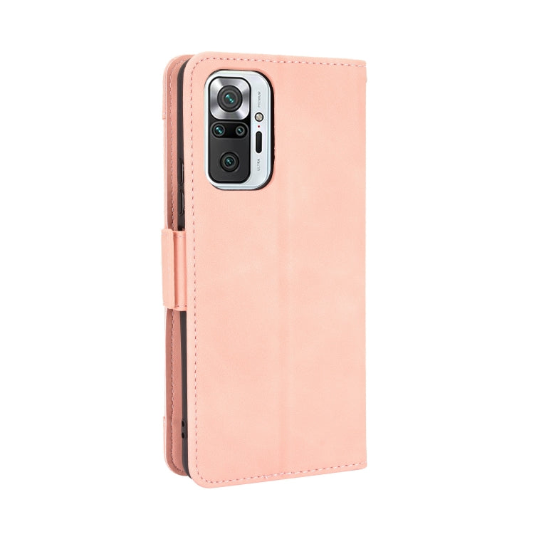 For Xiaomi Redmi Note 10 Pro / Note 10 Pro Max Skin Feel Calf Pattern Horizontal Flip Leather Case with Holder & Card Slots & Photo Frame