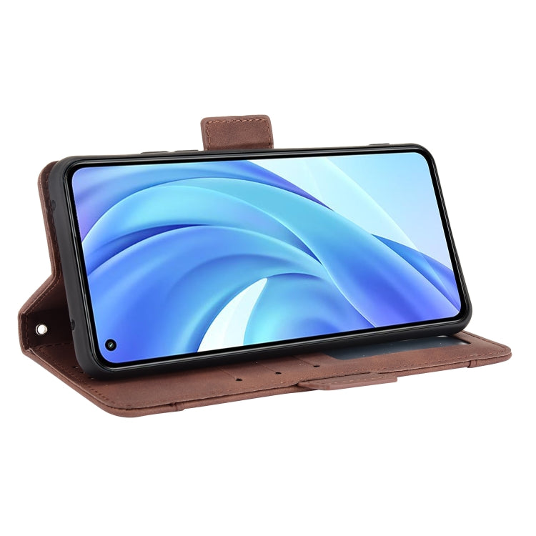 For Xiaomi Mi 11 Lite 4G / Mi 11 Lite 5G Skin Feel Calf Pattern Horizontal Flip Leather Case with Holder & Card Slots & Photo Frame