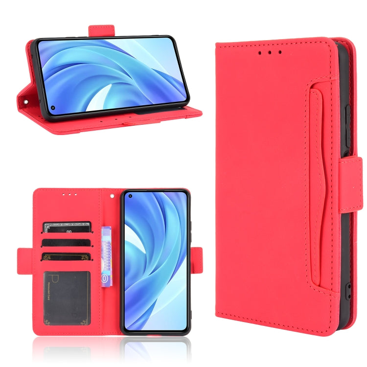 For Xiaomi Mi 11 Lite 4G / Mi 11 Lite 5G Skin Feel Calf Pattern Horizontal Flip Leather Case with Holder & Card Slots & Photo Frame