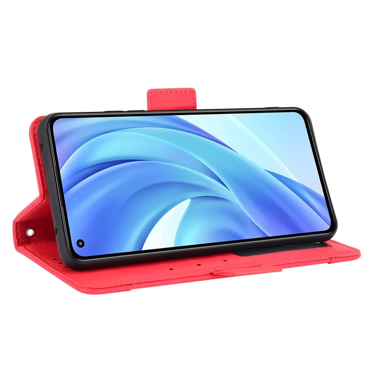 For Xiaomi Mi 11 Lite 4G / Mi 11 Lite 5G Skin Feel Calf Pattern Horizontal Flip Leather Case with Holder & Card Slots & Photo Frame