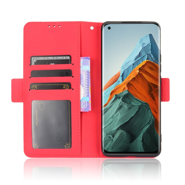 For Xiaomi Mi 11 Pro Skin Feel Calf Pattern Horizontal Flip Leather Case with Holder & Card Slots & Photo Frame