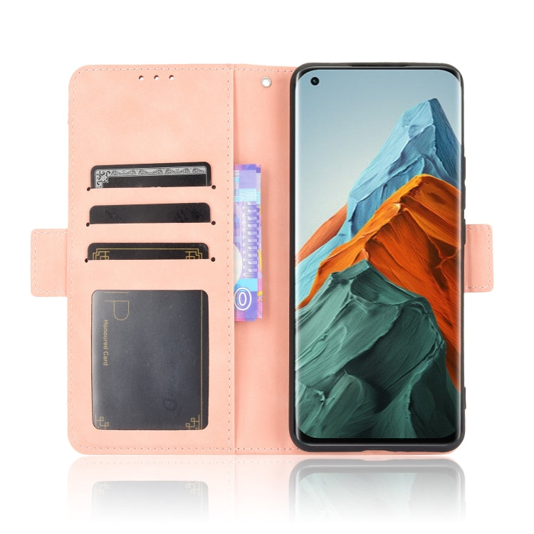 For Xiaomi Mi 11 Pro Skin Feel Calf Pattern Horizontal Flip Leather Case with Holder & Card Slots & Photo Frame